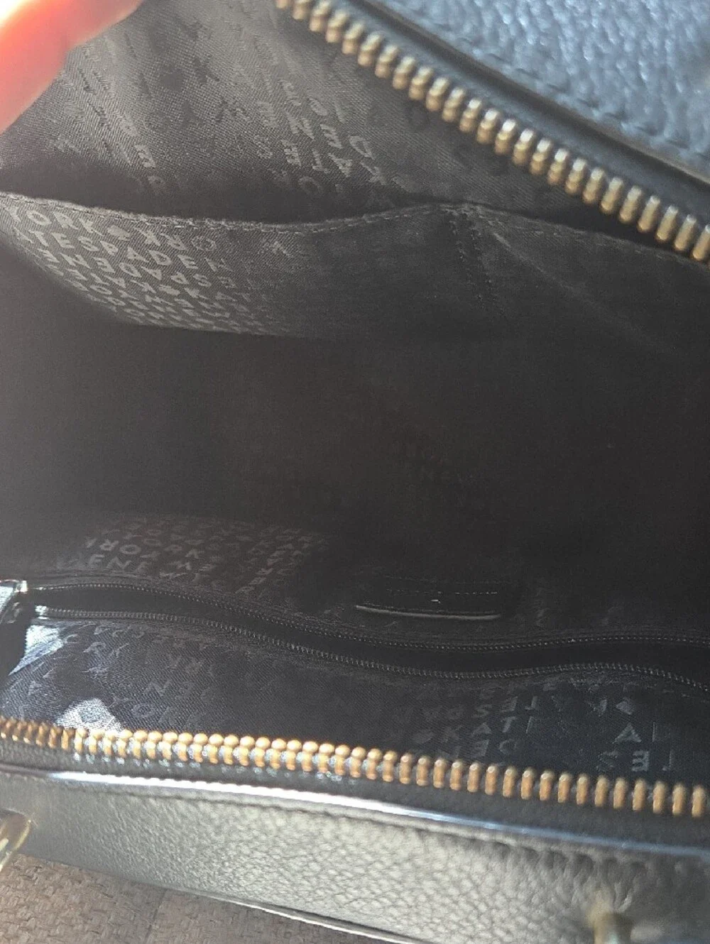 kate spade Black Pebbled Leather Tassel Satchel